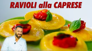 Linsalata CAPRESE nei RAVIOLI 🤯Ravioli alla Caprese  DANDY CUISINE  Cucina da Uomini [upl. by Elinore915]