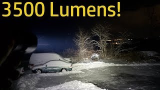 3500 Lumens Tatical Light Under 50  Sofirn C8F Review [upl. by Oralla]