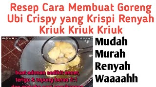 Ubi Goreng Crispy Cemilan Ngobrol dan Ronda Malam [upl. by Delgado578]