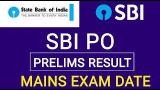 SBI PO Prelims Result  SBI PO Exam Date  SBI PO Mains Exam Date  SBI PO Result 2023  SBI PO Exam [upl. by Euqinor318]