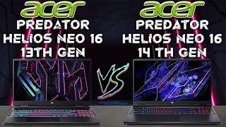 Acer Predator Helios Neo 16 2023 vs 2024  Full Tech Comparison [upl. by Ahsienaj]