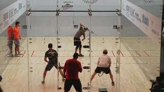 Racquetball US Open 2017 Pro Doubles Qualifier game 2of 3 [upl. by Carman952]