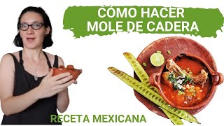 Receta de mole de caderas o huaxmole de chivo [upl. by Zilvia]