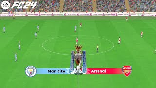 Man City vs Arsenal  Premier League 202425 Season  PS5™ Gameplay [upl. by Nuawed]