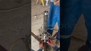 2” cs pipe joint fit up youtubeshorts reels [upl. by Zipporah]