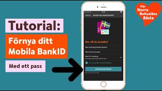 Förnya Mobilt BankID med pass [upl. by Nahgiem]