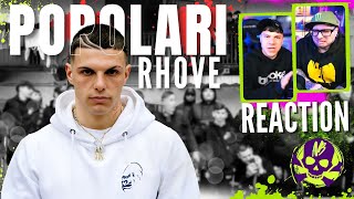 POPOLARI  il primo disco di Rhove  REACTION by Arcade Boyz [upl. by Ferrel889]