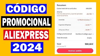 Código Promocional AliExpress 2024  Hasta 20€ Descuento  Últimos Códigos Promocionales Aliexpress [upl. by Kirenoj]