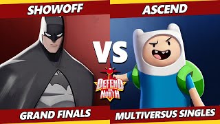 DTN 2023 GRAND FINALS  Showoff Batman Vs Ascend Finn MultiVersus  MVS [upl. by Dan]