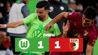 Wolfsburg Augsburg 11 Zusammenfassung Bundesliga 202425 WOBFCA [upl. by Julietta]