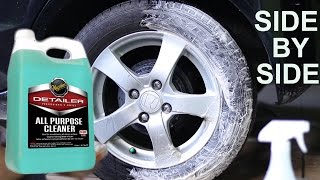 Car Tire Cleaner Test  Meguiars D101 All Purpose Cleaner [upl. by Nodlew]