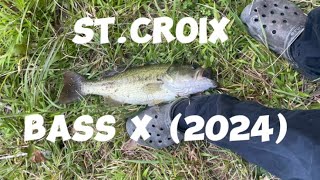 Trying and reviewing the NEW StCroix bass x 2024 bait casting rod [upl. by Oby294]