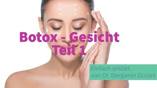 Botox  Behandlung der Zornesfalte  Einfach erklärt von Dr Durani [upl. by Toshiko736]