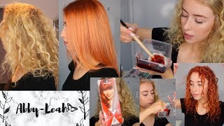 BLONDIE GOES RED  Schwarzkopf Live Colour RED EMBERS Hair Dye [upl. by Khichabia]