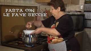 CUCINA ANTICA SICILIANA Puntata 0  Pasta con le fave secche [upl. by Rissa]