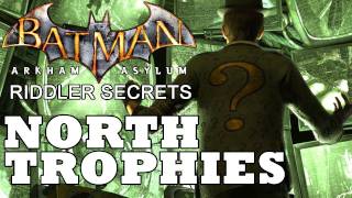 Batman Arkham Asylum North Trophy Locations [upl. by Ilarin]