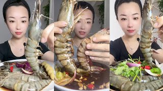 Yummy  17 Eating Show 🦐🦞🦪🦀 Shrimp 🦐 lobster 🦞 Crab 🦀🦀 Oysters 🦪mukbang seafood yummyfood [upl. by Aimik]