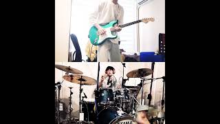 Boseok Kang  Kessoku Band  I Cant Sing A Love Song DrumampGuitar Cover shorts Part2 guitar drum [upl. by Grous]