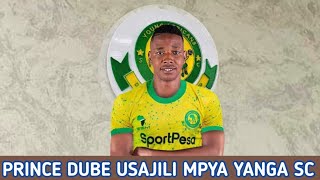 USAJILI YANGA 2024 NA 2025 Rasmi Usajili Wa Prince Dube Yanga SC Umekamilika Usajili Yanga Leo [upl. by Leoine]