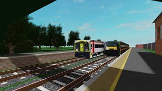 Cradley Heath Station and Level Crossing [upl. by Ezra]