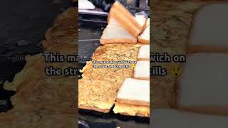 The man makes Sandwich on the street amazing skills 😲 food sandwich shorts [upl. by Stearns]