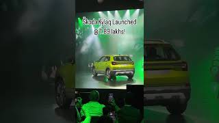 Skoda Kylaq Launched 789 Lahk automobile skoda vw skodakylaq [upl. by Celeski]