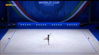 🇦🇷 Mia Pomato  aro  hoop ARG WORLD CUP MILANO 2024 [upl. by Delcine]