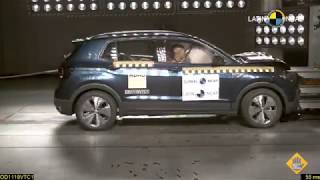 Crash Test  Volkswagen TCross com 6 Airbags [upl. by Enirhtac]