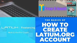 HOW TO create latium freelancer accountlatium profile createlatiumorg [upl. by Acirred748]