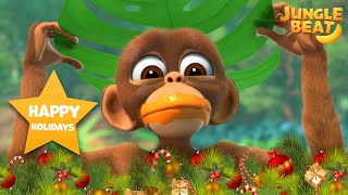 NEW EPISODE Sticky Situation  Happy Holidays  Jungle Beat Munki and Trunk  KIDS CARTOONS 2021 [upl. by Lasiaf958]