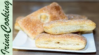 Язычки Слоеные с Сахаром 🥐 Что Приготовить из Слоеного Бездрожжевого Теста Ирина Кукинг [upl. by Rafaela]