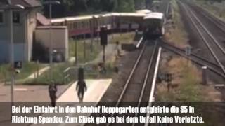 Hoppegarten SBahn entgleist aber niemand verletzt [upl. by Alexandrina]