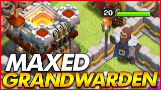 MAXING OUT THE GRAND WARDEN FOR TH11  Town Hall 11 Lets Play  Clash of Clans [upl. by Klapp]