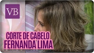 Corte de cabelo do Momento Fernanda Lima  Você Bonita 130716 [upl. by Wendin]