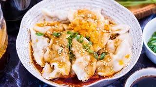 Sichuans Most Famous Dumpling Recipe 钟水饺 [upl. by Lenox]