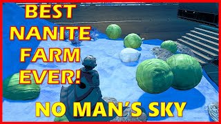 How To Make The Best Nanites Farm Ever 2023  No Mans Sky Singularity Update [upl. by Jobi167]