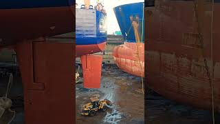 This is how you fit 3 ships on a floating dock ship vessel shipping boat seaman sea marine [upl. by Christean]