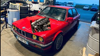 Admission à 1000 euros vs Admi origine Comparatif sur banc BMW e30 swap m54b30 3L collecteur N54 [upl. by Ojiram]