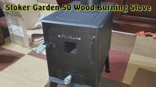 Stoker Garden 50 Wood Burning Stove Heater unboxing and assembly  made in Russia [upl. by Oriole]