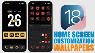 Best iOS 18 WALLPAPER Apps Home Screen CUSTOMIZATION Wallpapers [upl. by Froehlich79]