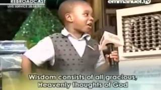 TB Joshua  FUNNY Little Boy IMITATING PROPHET [upl. by Oivlis739]