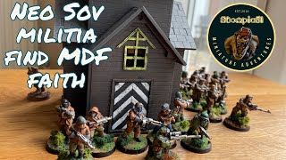 Copplestone Castings Neo Sov militia amp Sarissa Precision Russian Village Church for Xenos Rampant [upl. by Stclair19]