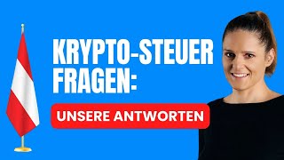 Leitfaden für KryptoSteuern Alle Antworten von Expertin Natalie Enzinger Österreich 2024 [upl. by Kipper]