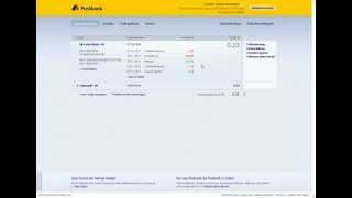 online banking Postbank Tutorial [upl. by Potter]