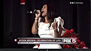 Ayden Brown’s Homegoing  Performances Jhonni Blaze from Growing Up Hip Hop [upl. by Yllas]