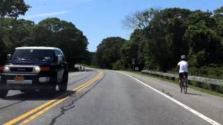 Montauk Highway NY 27 Montauk Point westbound [upl. by Elocin]