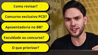 Concurso Exclusivo para PCD O que Priorizar no PréEdital Dúvidas Concurso Banco do Brasil [upl. by Trahurn]