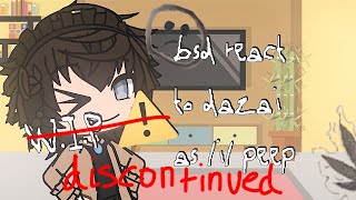 🤍 „ bsd react to dazai as lil peep “  OG🖤  PUT IN 2x SPEED „ discontinued ⚠️ „ gacha life [upl. by Jedidiah]