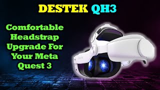 DESTEK Quest 3 Headstrap  Solid Upgrade For Your Headset [upl. by Ained]