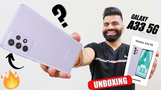 SAMSUNG Galaxy A33 5G Unboxing amp First Look [upl. by Beale]